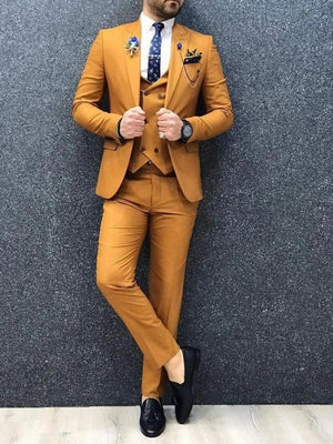 Men Suit 2023 Spring and Autumn High Quality Custom Made Business Wedding Prom Three-piece Blazer Sets Slim Fit Costume Homme