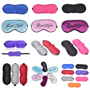 1PC Light Sleeping Eye Mask Soft Padded Travel Shade Cover Rest Relax Aids Blindfold Eye Cover Sleep Mask Eyepatch For Women Men