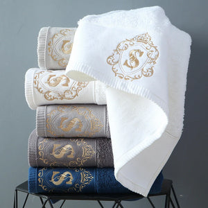 KNCOKAR High-grade  Cotton Luxury Face Bath Towel Set Soft Five Star Hotel Towels for adults Serviette sets 80x160cm