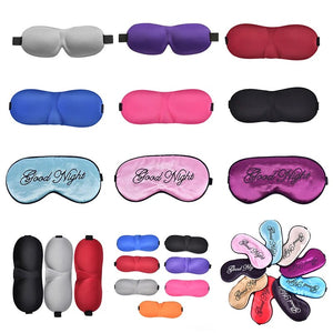 1PC Light Sleeping Eye Mask Soft Padded Travel Shade Cover Rest Relax Aids Blindfold Eye Cover Sleep Mask Eyepatch For Women Men