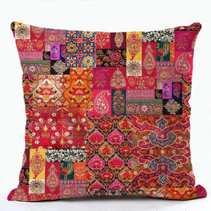 2022 New Ethnic Persian Carpet Print Linen Pillows Case Hot Bohemian Decorative Geometric Throw Pillows Sofa Couch Home Decor