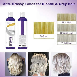 275ml Purple Shampoo Hair Dye Yellow Remove Linen Gray Silver Color Protection After Dyeing Protect Brighten Color Hair Care