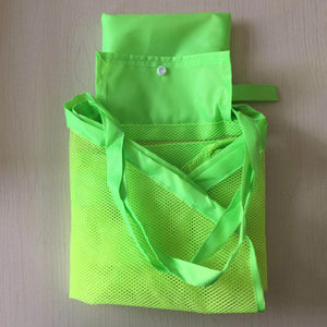 Protable Mesh Bag Children Sand Away Kids Swimming Pool Beach Toys Clothes Towel Bag Baby Toy Storage Sundries Bags Organizer