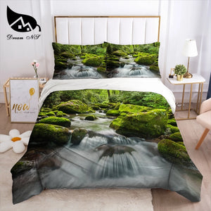 Dream NS Beach Shell Art Bedding Home Textiles Set King Queen Bedclothes Duvet Cover Bedding Set bed linen ropa de cama