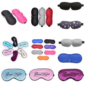 1PC Light Sleeping Eye Mask Soft Padded Travel Shade Cover Rest Relax Aids Blindfold Eye Cover Sleep Mask Eyepatch For Women Men