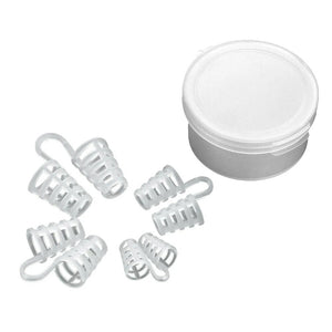 4pcs/Box  Anti-Snore Nose Vent Silicone Comfortable Nasal Dilator Stop-Snoring Better Nose Breath Helps Snore Aids Stoper