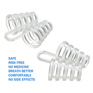 4pcs/Box  Anti-Snore Nose Vent Silicone Comfortable Nasal Dilator Stop-Snoring Better Nose Breath Helps Snore Aids Stoper