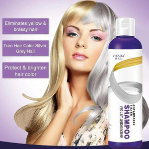 275ml Purple Shampoo Hair Dye Yellow Remove Linen Gray Silver Color Protection After Dyeing Protect Brighten Color Hair Care