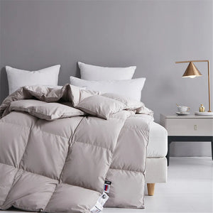 Lanlika 100% White Goose Down Quilt Comforter For Quiilt Winter Feather Double Queen King Luxurious Hotel Collection All Season