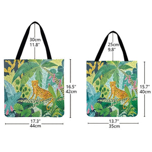 Ladies Shoulder Bag Painting Art Gril Printed Tote Bags For Women Casual Beach Bag Linen Fabric Reusable Shopping Bag 40*42cm