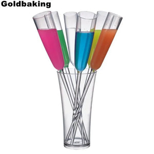 Goldbaking Whiskey Party Decorations Polycarbonate Whiskey Glass Beach Drinking Cup Picnic Wine Glasses Set