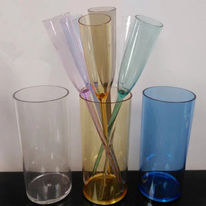 Goldbaking Whiskey Party Decorations Polycarbonate Whiskey Glass Beach Drinking Cup Picnic Wine Glasses Set