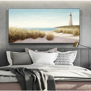 Lighthouses Wall Art Canvas Prints Modern Coastal Decorative Art Canvas Paintings Cuadros Pictures For Bed Room Wall Decoration