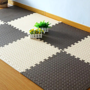 10pcs/set 30cmx30cm Eva Foam Mat Rug Household Splicing Mosaic Mat Tapetes Room Floor Carpet Baby /kids Crawling Pad home decor