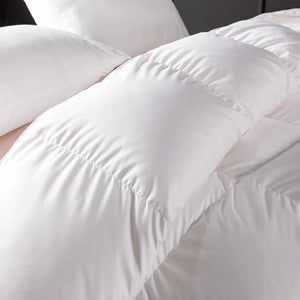 Luxury Bedding Comforter Duvet Insert White Goose Down All Season Warmth Quilted Comforter Blanket Twin Full Queen size