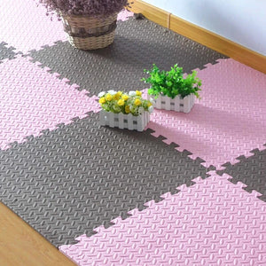 10pcs/set 30cmx30cm Eva Foam Mat Rug Household Splicing Mosaic Mat Tapetes Room Floor Carpet Baby /kids Crawling Pad home decor