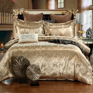 Jacquard duvet cover sets