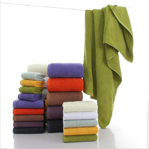 10 Colors 3 Pieces Bath Towels Thick Cotton Towel Set Face Towels Bath Towel For Adults Washcloths High Absorbent bathroom towel