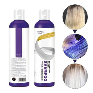 275ml Purple Shampoo Hair Dye Yellow Remove Linen Gray Silver Color Protection After Dyeing Protect Brighten Color Hair Care