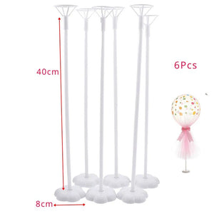 6Pcs Table Balloon Holder centerpieces balloons column stand set for Wedding decoration Kids birthday party baby shower supplies