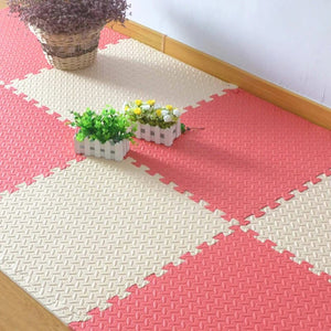 10pcs/set 30cmx30cm Eva Foam Mat Rug Household Splicing Mosaic Mat Tapetes Room Floor Carpet Baby /kids Crawling Pad home decor