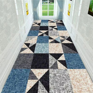 Luxury Corridor Runner Long Carpets for Hallway Aisle Passageway Living Room Decoration Home Long Rug Entryway Entrance Door Mat