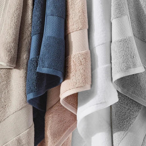 Bath Towels 100% Organic Cotton Plush Bath Towels - 6-Piece Set Light Gray Free Shipping Towel For Home the Body Bathrobe Garden