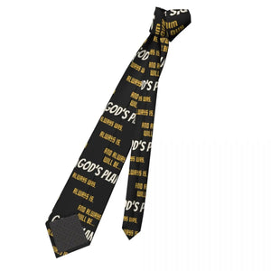 GOD'S PLAN Neckties Unisex Polyester 8 cm Esus Christian Neck Ties for Mens Casual Narrow Suits Accessories Gravatas Party