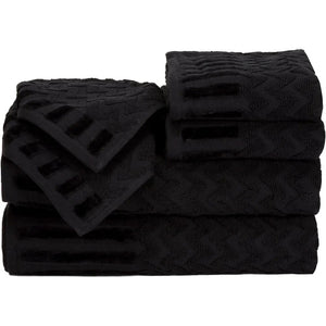 6-Piece Cotton Deluxe Plush Bath Towel Set Free Shipping For Home Hand Towels for Bathroom the Body Hair Shower Bathrobe Textile