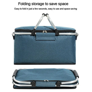 Extra Large Cooling Cooler Cool Bag Box Picnic Camping Food Ice Drink Lunch BBQ Meal Zip Pack Bento Box Storage Baskets