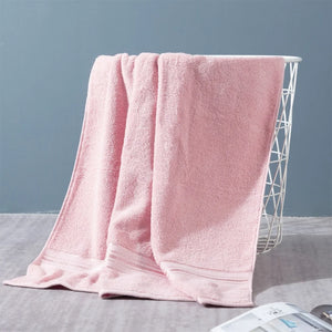 100% Cotton Bath Towel Sets Absorbent Adult Bath Towels Solid Color Soft Friendly Face Hand Shower Towel For Bathroom Washcloth