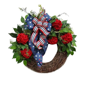 Independence Day Flower Garlands Decorate Living Room Door To Welcome Guests Large Front Door