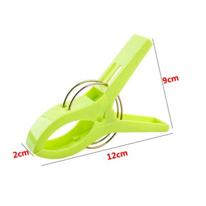 8pcs/set Hanger Clips Large Plastic Useful Clothes Pins Beach Towel Sun Clothes Sunbed Peg Pool Cruiseship Top Clips Wholesale