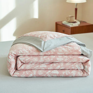 1pcs Quilt Summer Comforter Bedspread on The Bed Blanket 2 People Linen Nordic Filling Bedclothes Unique Parts Decoration Home