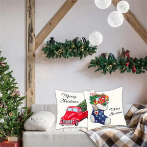 1~10PCS Sofa Pillow Cartoon Decoration Christmas Easy To Clean Wear Resistance Festival Party Supplies Best Seller Linen Pillow