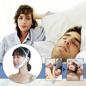 Adjustable Anti Snore Chin Straps Belt Mouth Breathing Correction Belt Anti-Snore Device Better Sleep Nose Breath Sleeping Aids