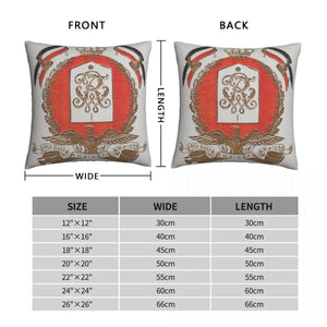 Kaiser Wilhelm I Monogram 1871 Square Pillowcase Polyester Linen Velvet Pattern Zip Decor Pillow Case Car Cushion Cover