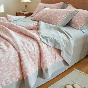 1pcs Quilt Summer Comforter Bedspread on The Bed Blanket 2 People Linen Nordic Filling Bedclothes Unique Parts Decoration Home