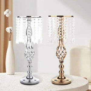 Crystal Candle Holder Tea Light Tealight Candle Holders Flower Vase Decor for Home Party Birthday Wedding Dinner Candlesticks