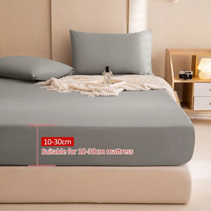 Waterproof Bed Cover Fitted Bed Sheets With Elastic Band Anti-slip Adjustable Mattress Protector Double Fitted Sheet 160/180x200