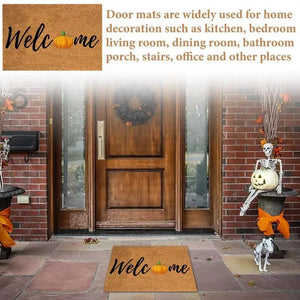 Halloween Doormat Welcome Guest Front Door Mat Washable Halloween Decoration Welcome Mat For Kitchen Stairs Bedroom Living Room