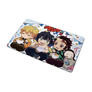 Demon Slayer Bath Mat Anime Bathroom Rug Set Kids Bedroom Kawaii Girl Rug Movie Floor Mat Kamado Nezuko Printing Carpet 60X40cm