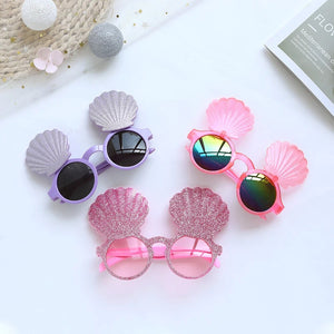 1Pc Hawaii Luau Party Glasses Tropical Flamingo Pinepple Shell Sunglasses Summer Pool Beach Birthday Wedding Party Decoration