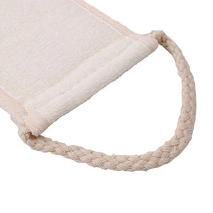 Cleaning Tool Cotton Linen Back Scrubber Bath Towel Double Sided Shower Brush Rubbing Spa Washing Exfoliating Skin Care Strip