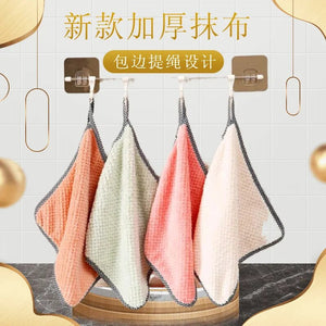 Cotton Table-cleaning Cloth, Kitchen Oil-free Absorbent Multifunctional Linen Dishwashing Towel, Lint-free Dishwashing Cloth