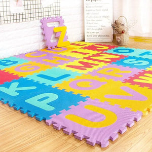 10pcs/set Mini Foam Alphabet Letters Numbers Floor Soft Mat 3D Safety Puzzle Learning Educational Toys