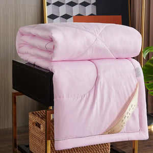 Nordic Summer Quilt Cover Soft Comforter Duvets Four Season Breathable Double Bed Quilt Blanket Air Conditioner Fluffy 220x240