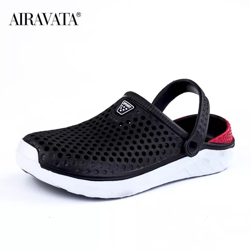 Unisex Fashion Beach Clogs Thick Sole Slipper Waterproof Anti-Slip Sandals Flip Flops for Women Men