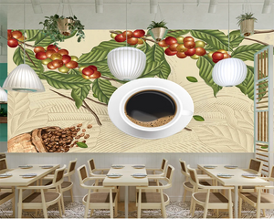 beibehang Custom modern minimalist dining gourmet coffee shop blackboard hotel tooling background wallpaper papier peint