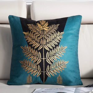 Abstract Blue Print Pillowcase Geometric fawn Cushion Decorative Pillows Home Decor Sofa Throw Pillows 45x45cm